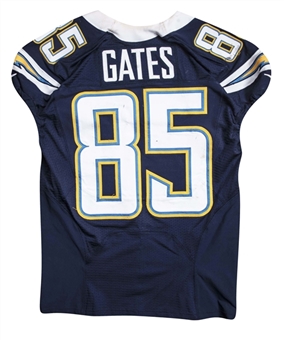2012 Antonio Gates Game Used San Diego Chargers Home Jersey Photo Matched To 12/16/2012 (NFL-PSA/DNA & Resolution Photomatching)